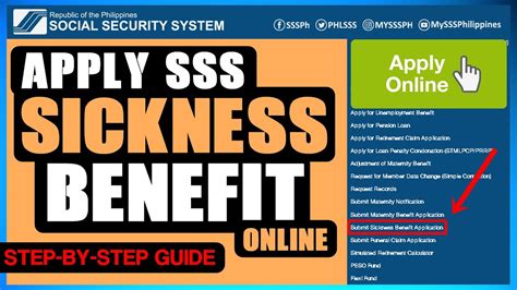 How to Apply for SSS Sickness Benefit Online (2024 Updated .